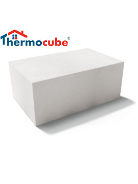 Блок газобетонный стеновой 600*300*200мм В3,5 D600кг/м3 Thermocube