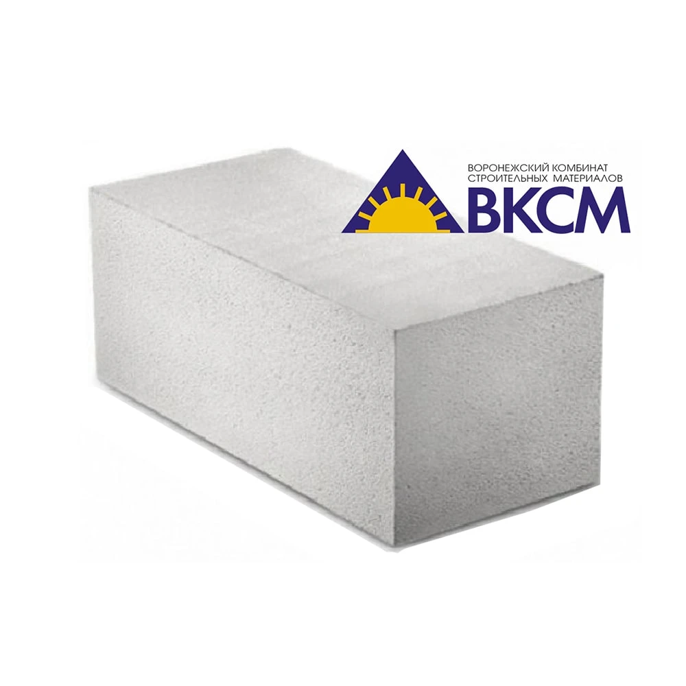 Блок газобетонный стеновой ВКСМ 600x250x400 D500